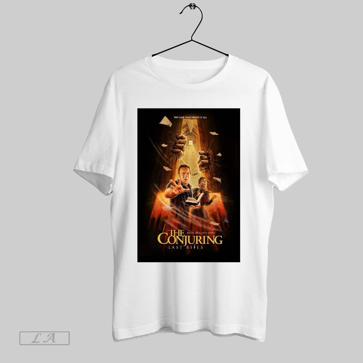 Original The Case That Ended It All The Conjuring Last Rites Based On A True Story Signature Poster Shirt