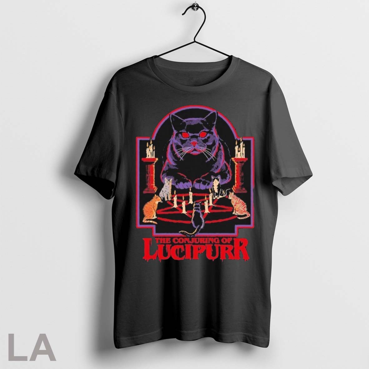 Original The Conjuring Of Lucipurr Cat Candle Shirt