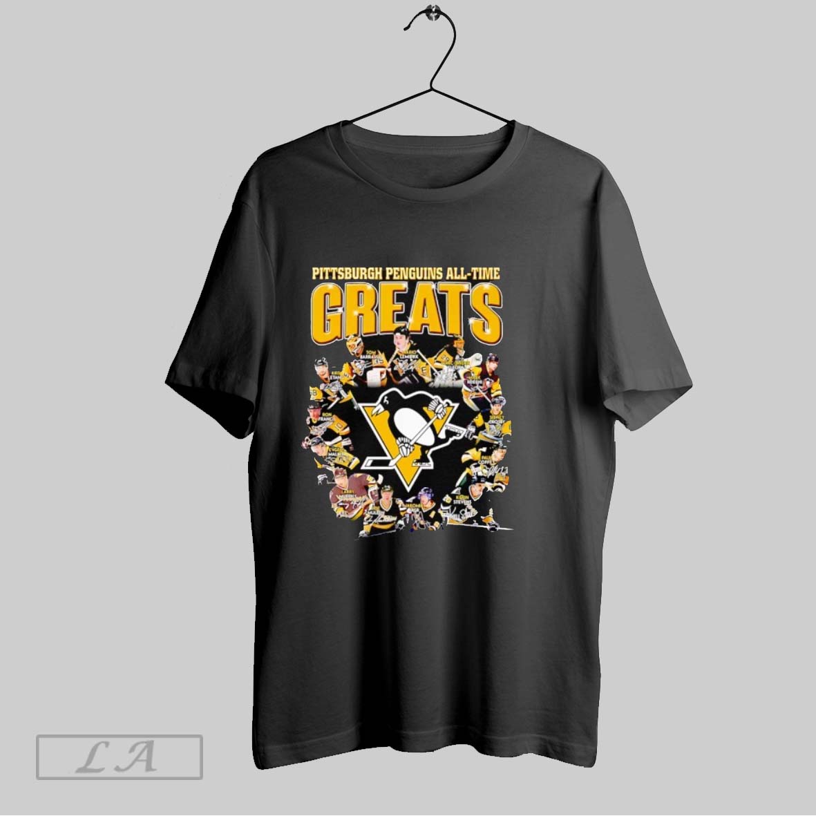 Original The Pittsburgh Penguins Hockey All Time Greats Signatures Shirt