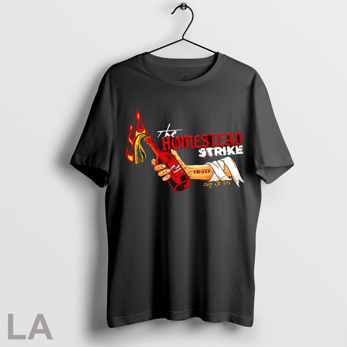 Original The Homestead Strike For The Pinkertons Shirt