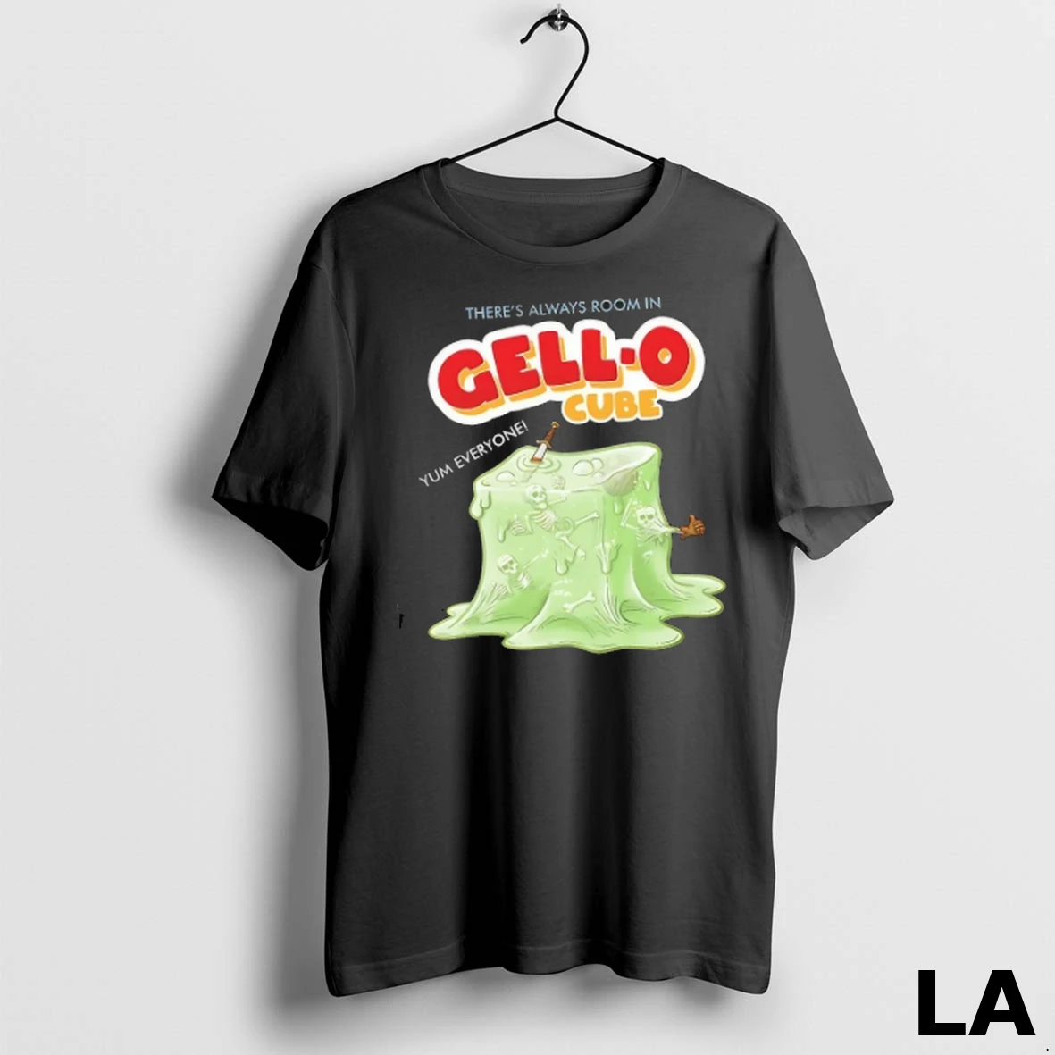 Original Theres Always Room In Gell O Cube Yum Everyone Skeletons Shirt
