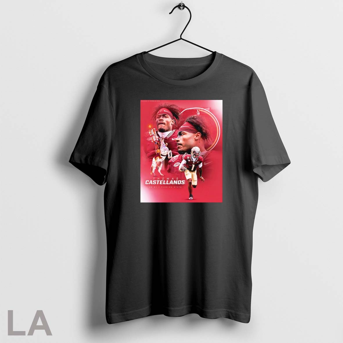 Original Thomas Castellanos Qb 1 Florida State Seminoles Football Graphic T Shirt