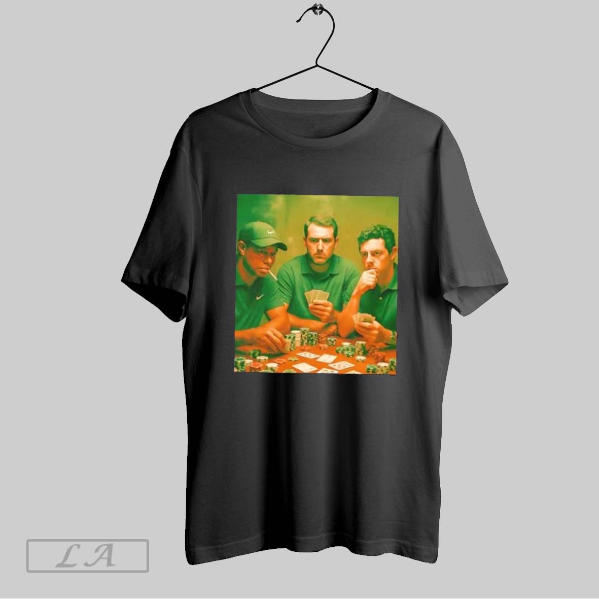 Original Tiger Scottie Mcilroy Poker Casino Shirt