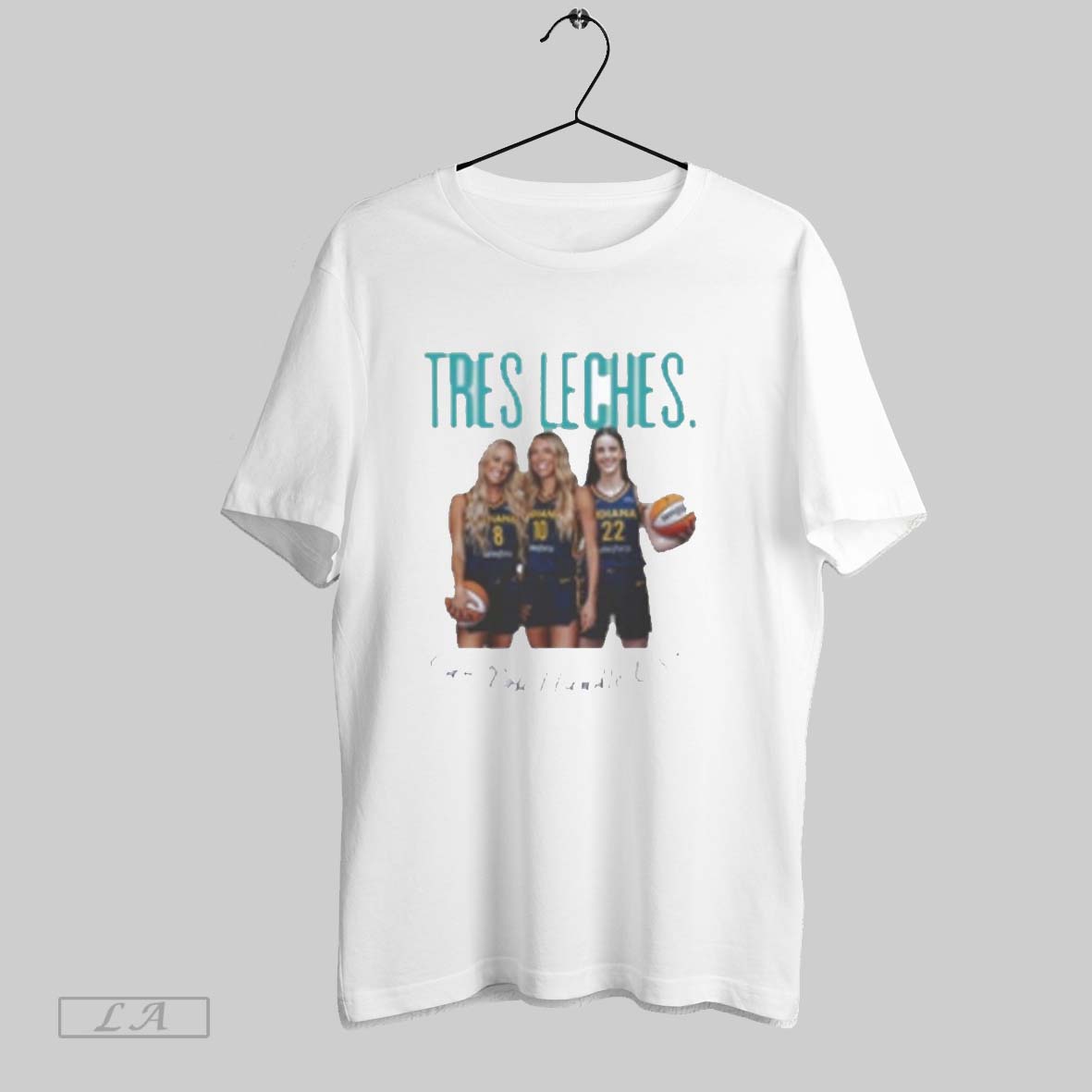 Original Tres Leches Lexie Hull Sophie Cunningham Caitlin Clark Step Sisters Indiana Fever Shirt