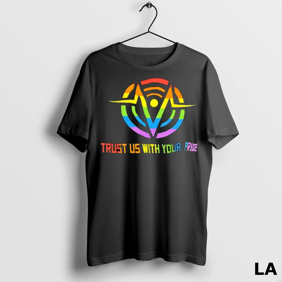 Original Trust Us With Your Pride Lgbt Logo Shirt