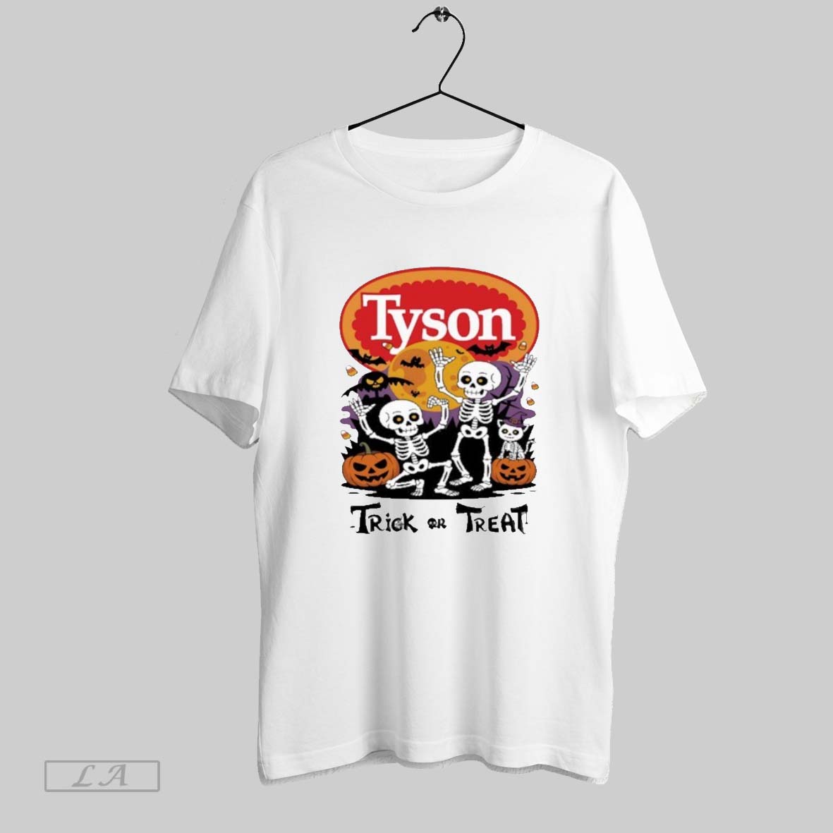 Original Tyson Foods Logo X Spooky Halloween Trick Or Trea Shirt