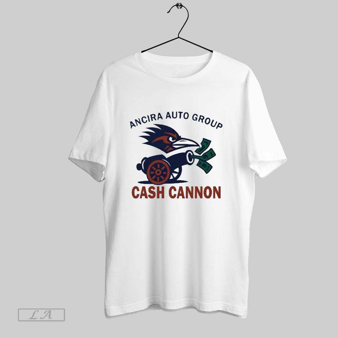 Original Utsa Roadrunners Ancira Auto Group Cash Cannon Shirt
