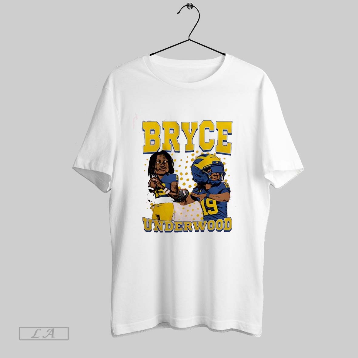 Original Valiant University Of Michigan Bryce Underwood Caricature Shirt