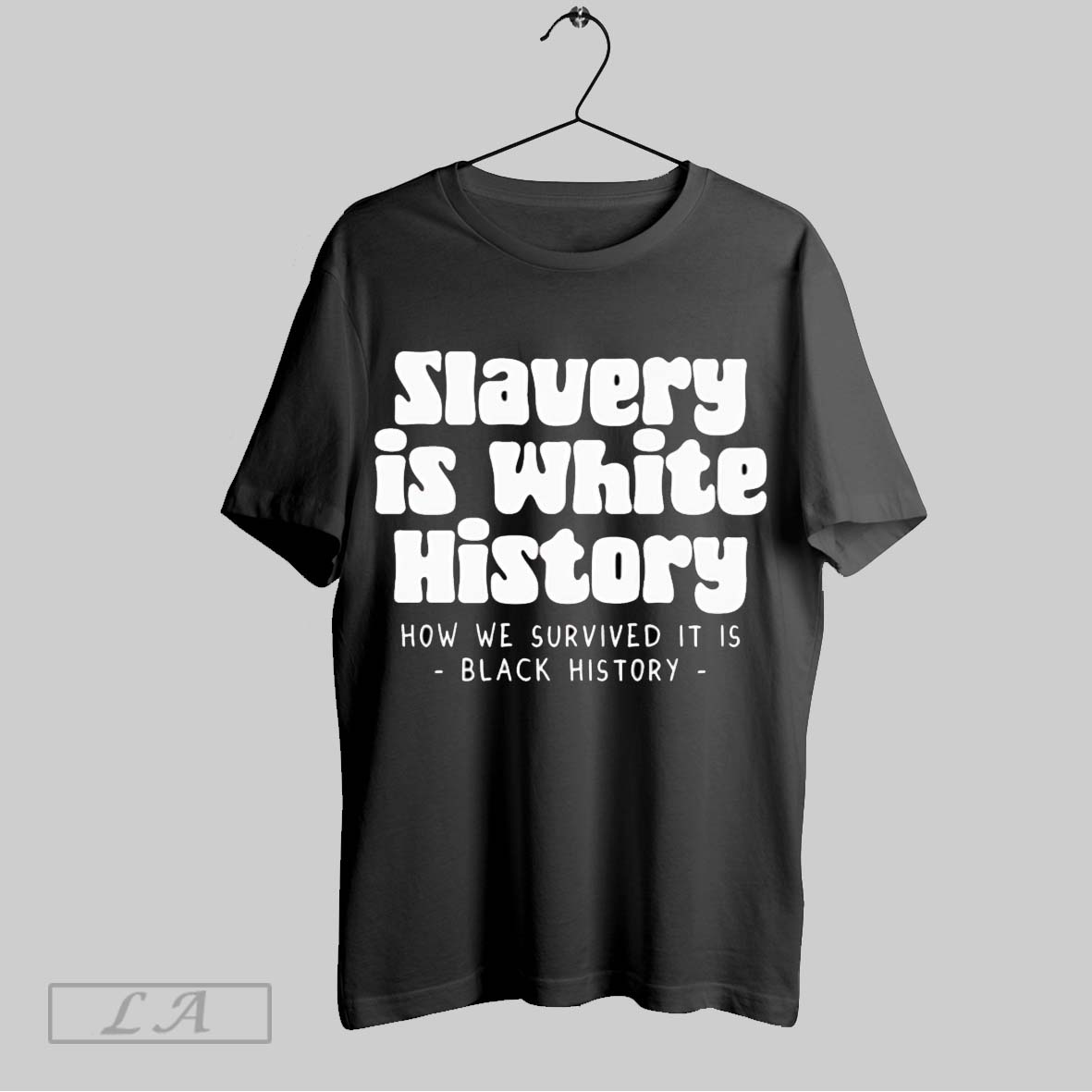 Original Van Lathan Jr Slavery Is White History Shirt