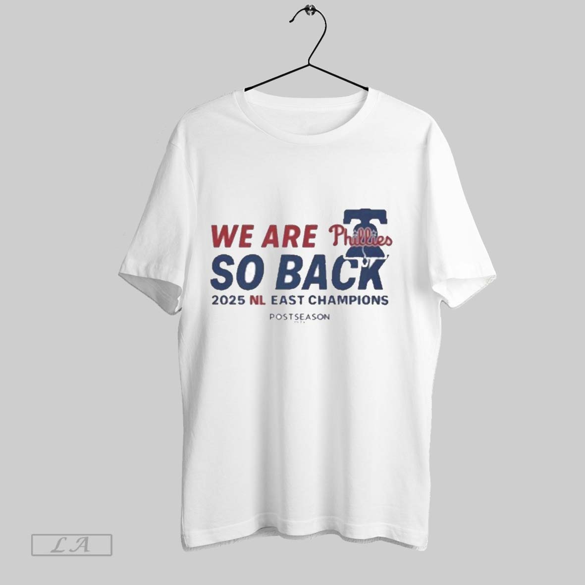 Original We Are Philadelphia Phillies So Back Nl East Champions 2025 Mlb Postseason Shirt