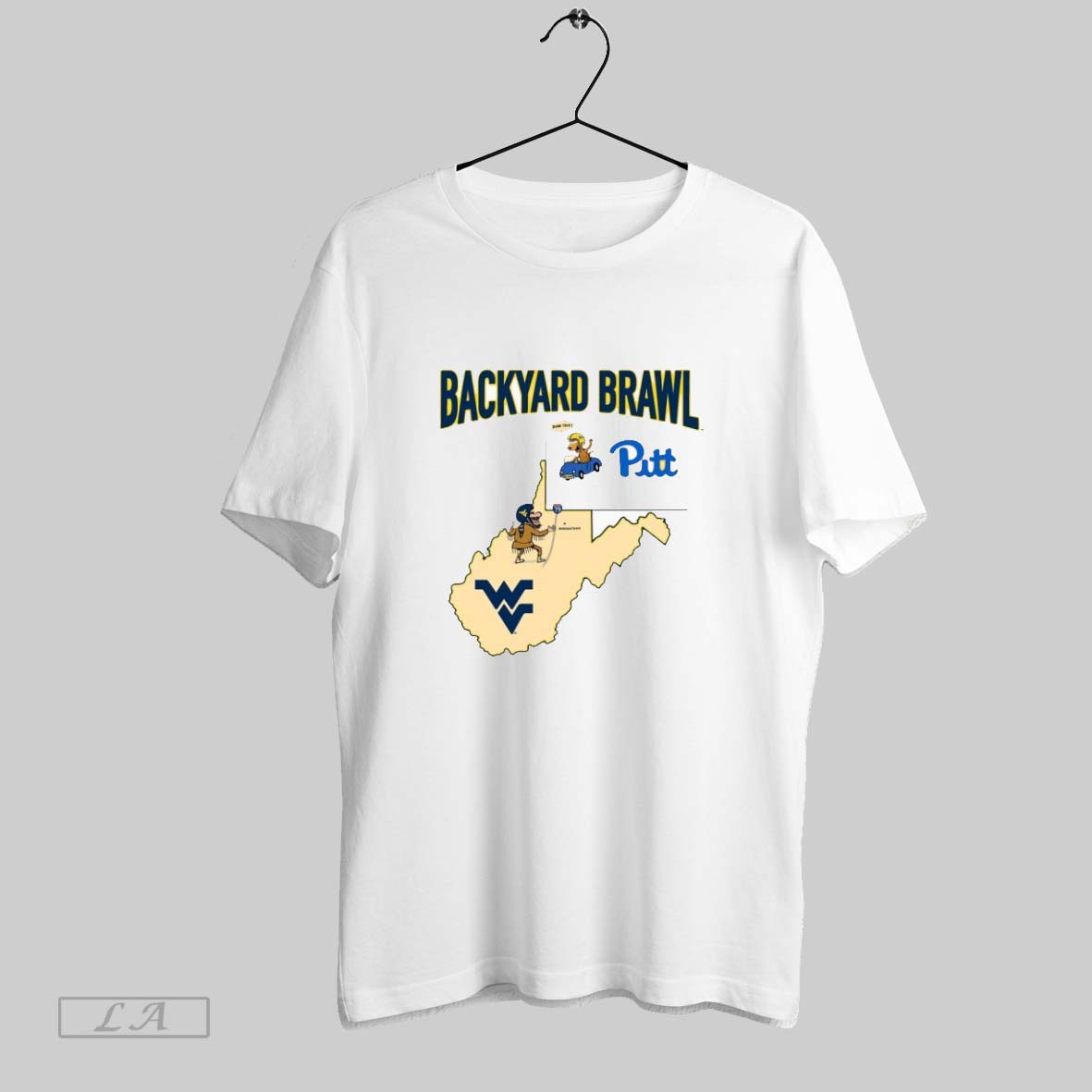 Original West Virginia Mountaineers 2025 Beat Pitt Panthers Backyard Brawl Rivalry Shirt