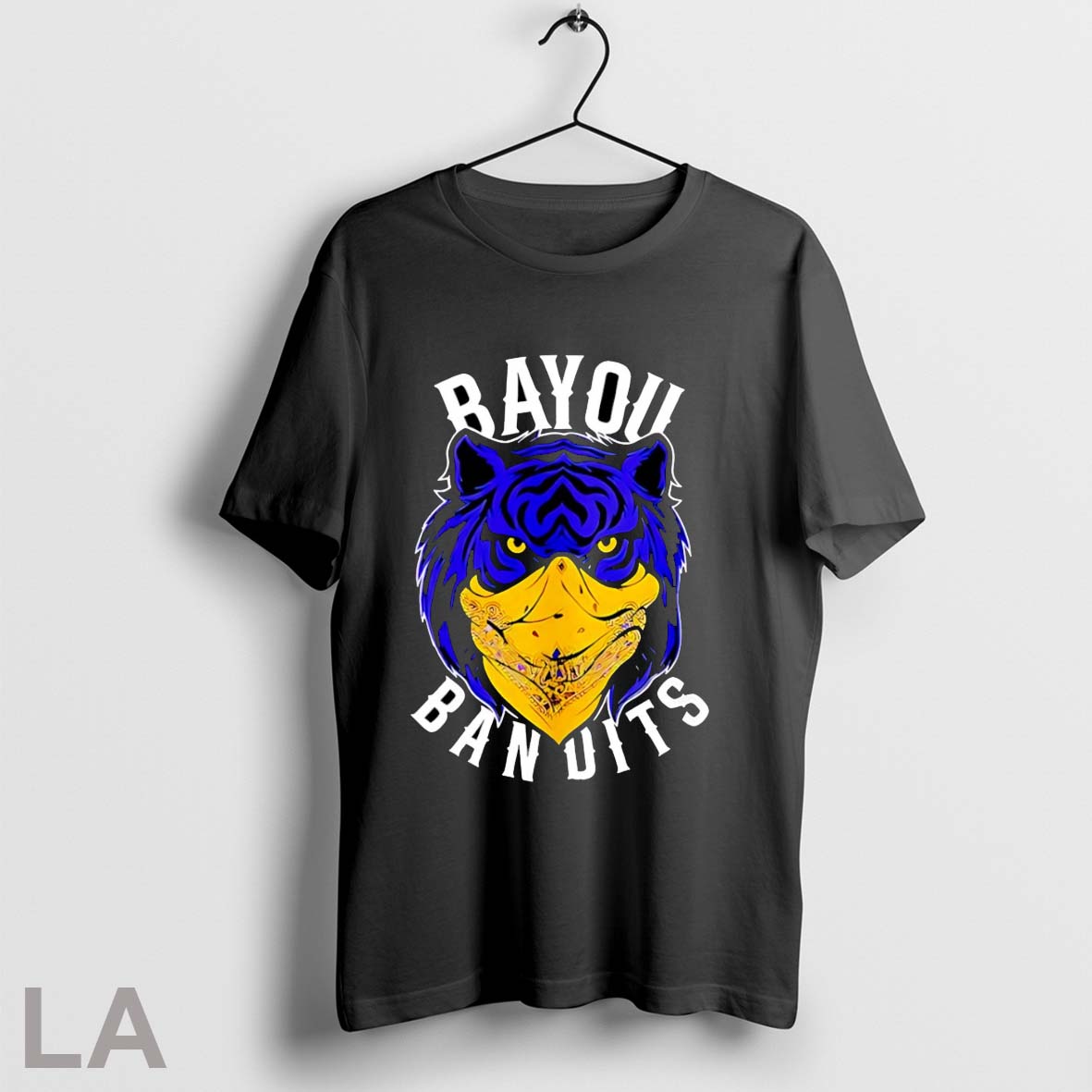 Original Whit Weeks Wearing Bayou Bandits Logo Shirt