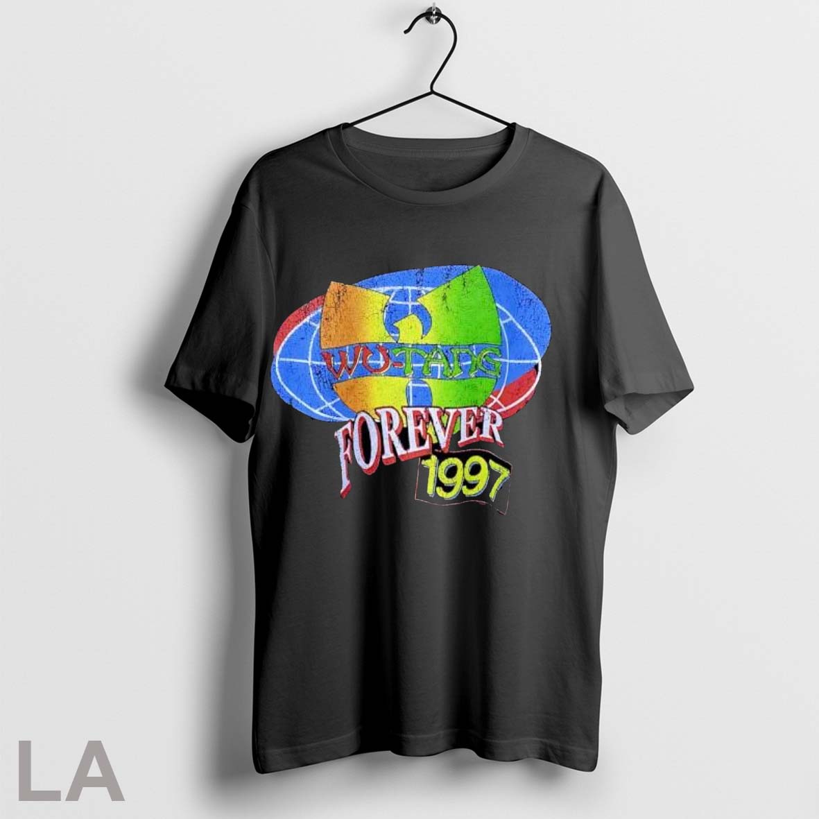Original Wu Tang Forever 1997 Globe Logo Retro Vintage Shirt