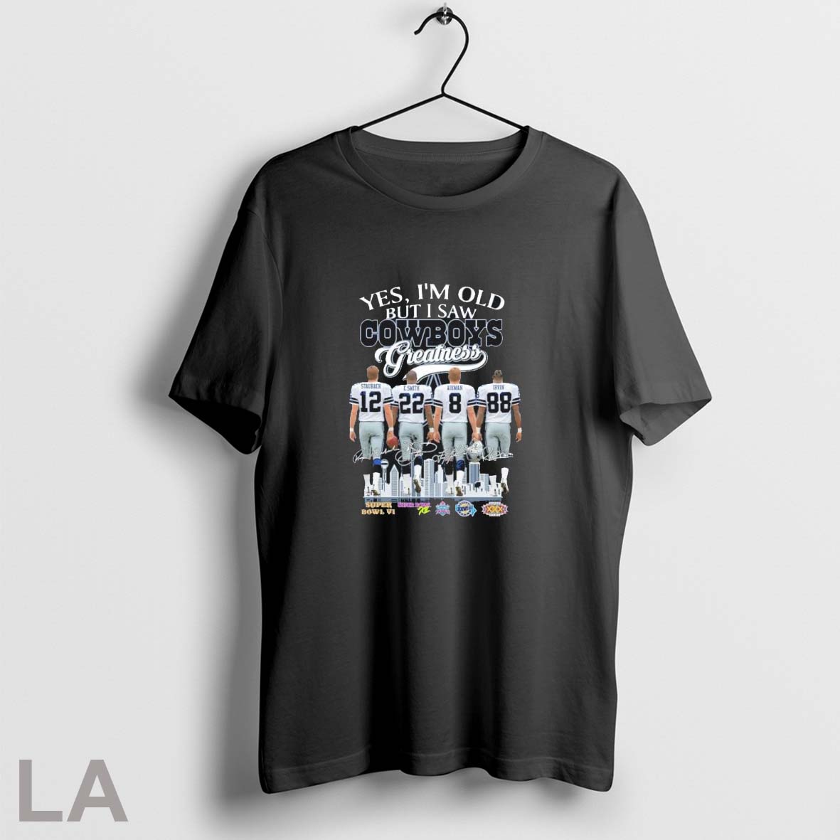 Original Yes Im Old But I Saw Greatness Dallas Cowboys Players Shirt