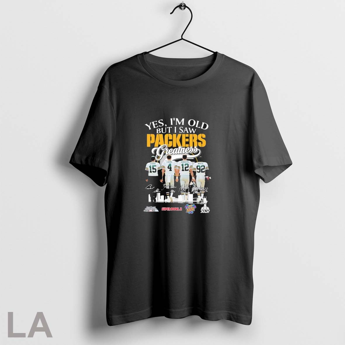 Original Yes Im Old But I Saw Greatness Green Bay Packers Players Shirt