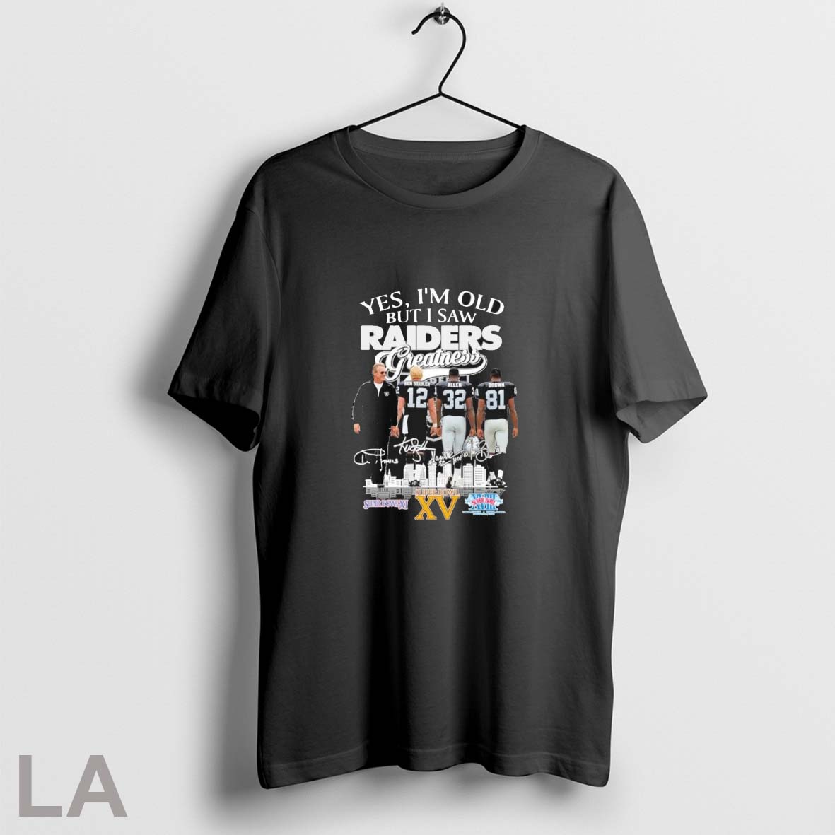 Original Yes Im Old But I Saw Greatness Las Vegas Raiders Players Shirt