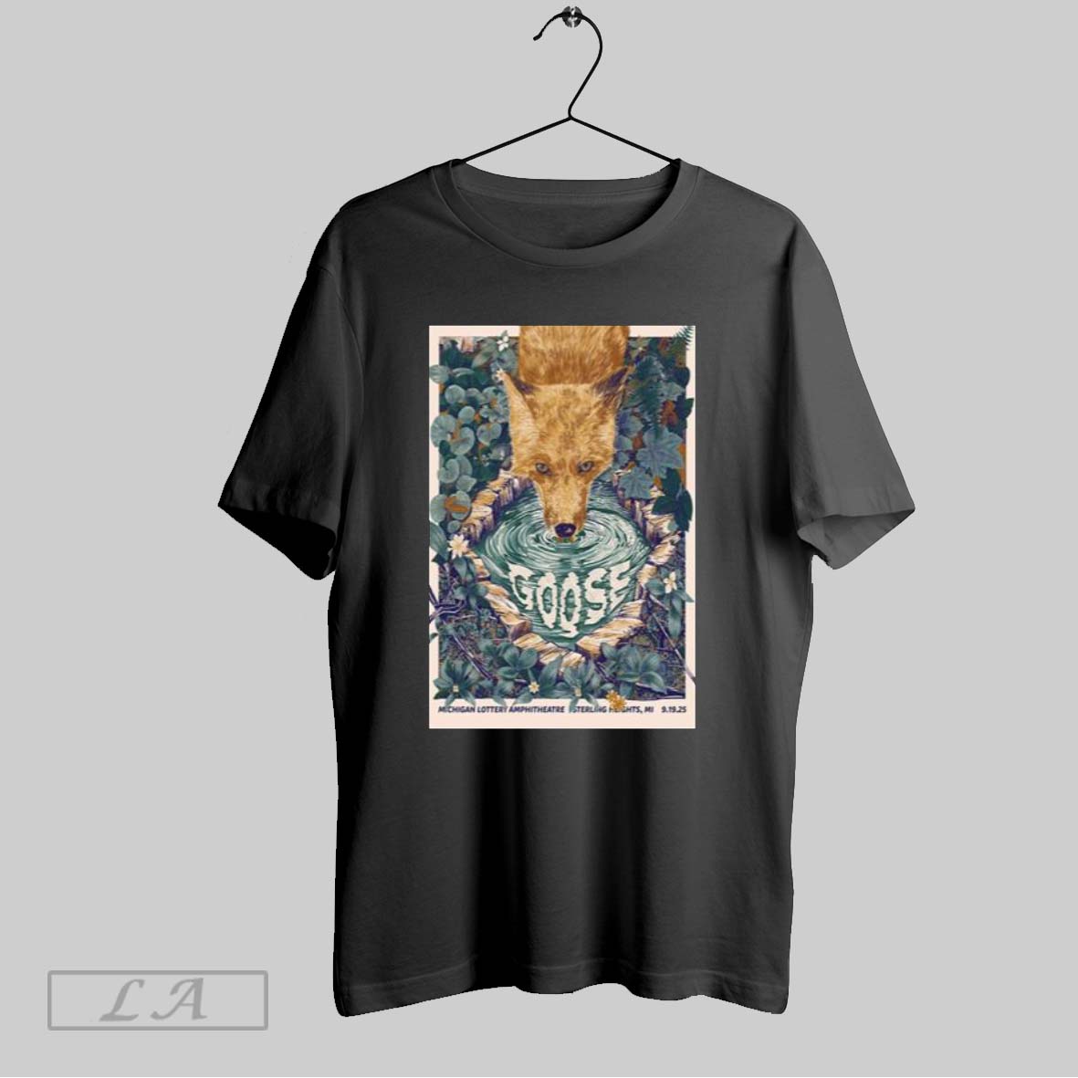 Original Goose September 19 2025 Michigan Lottery Amphitheatre Sterling Heights Mi Men Shirt