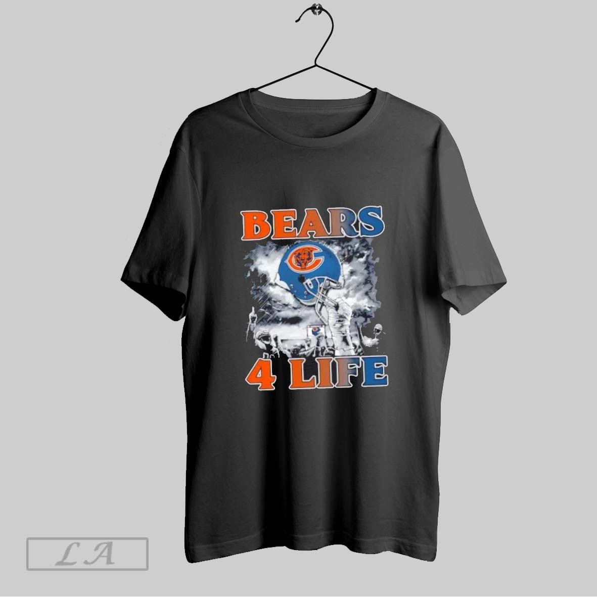 Original Hkmy85eo Chicago Bears 4 Life Football Helmet Shirt
