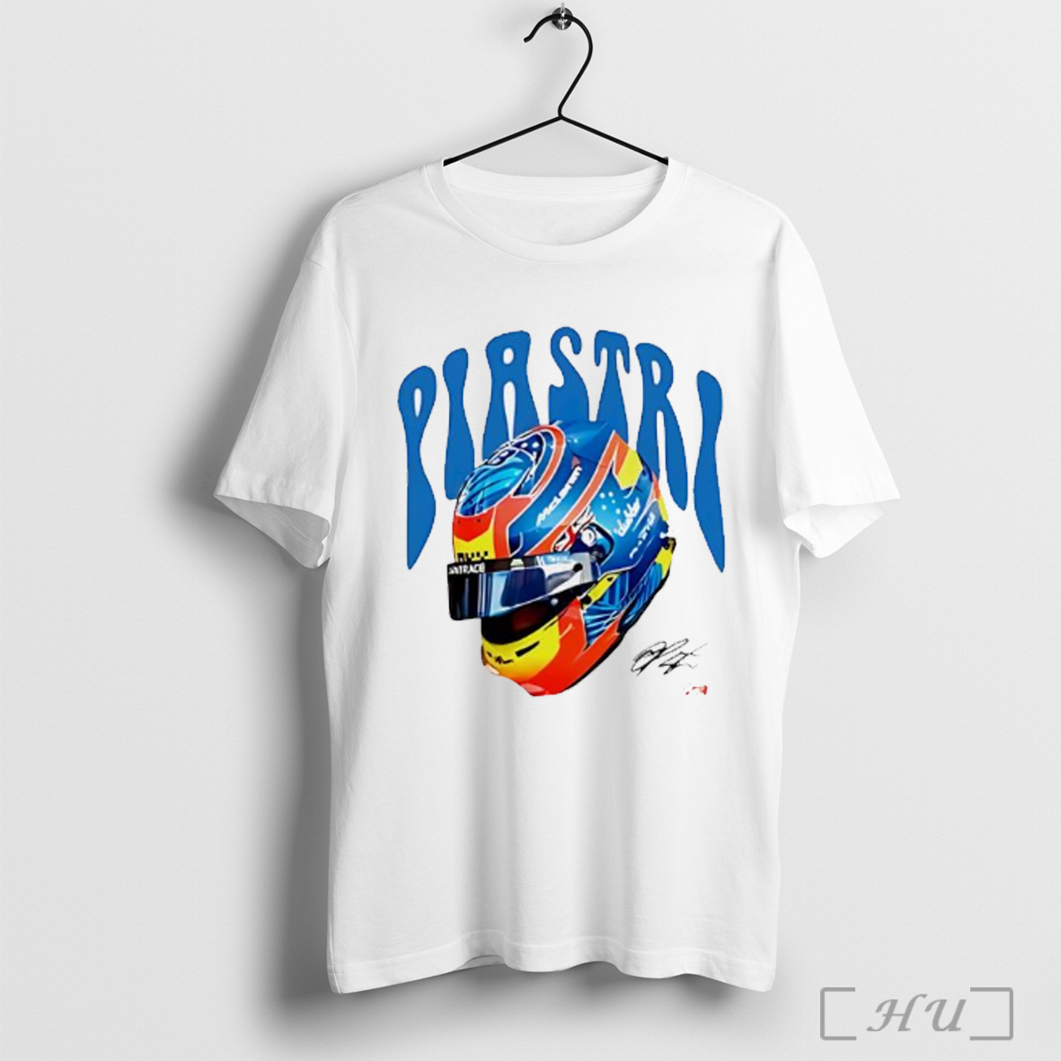 Oscar Piastri 2025 Helmet Signature T Shirt Sweatshirt