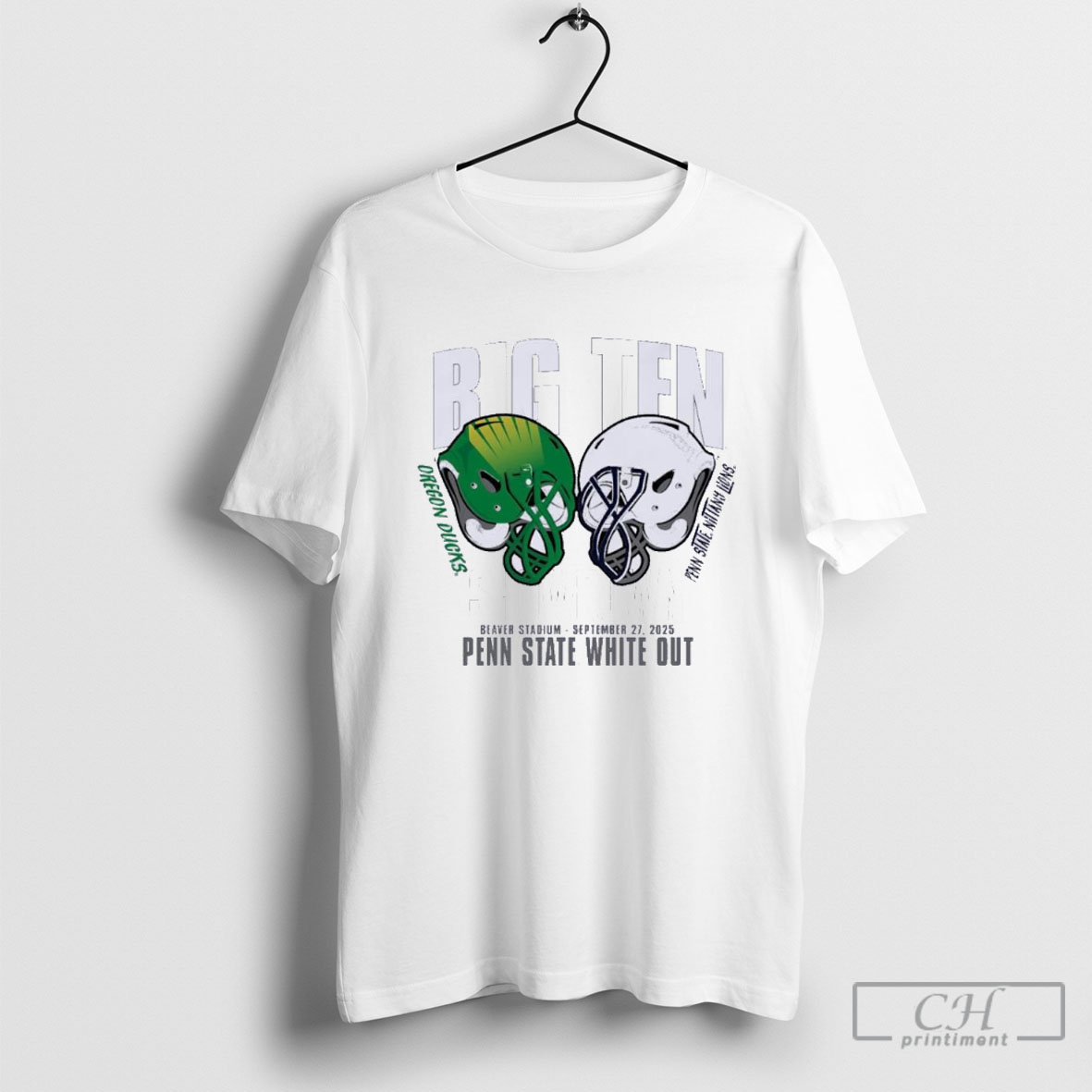 Penn State Vs Oregon 2025 Big Ten Showdown T Shirt Sweater