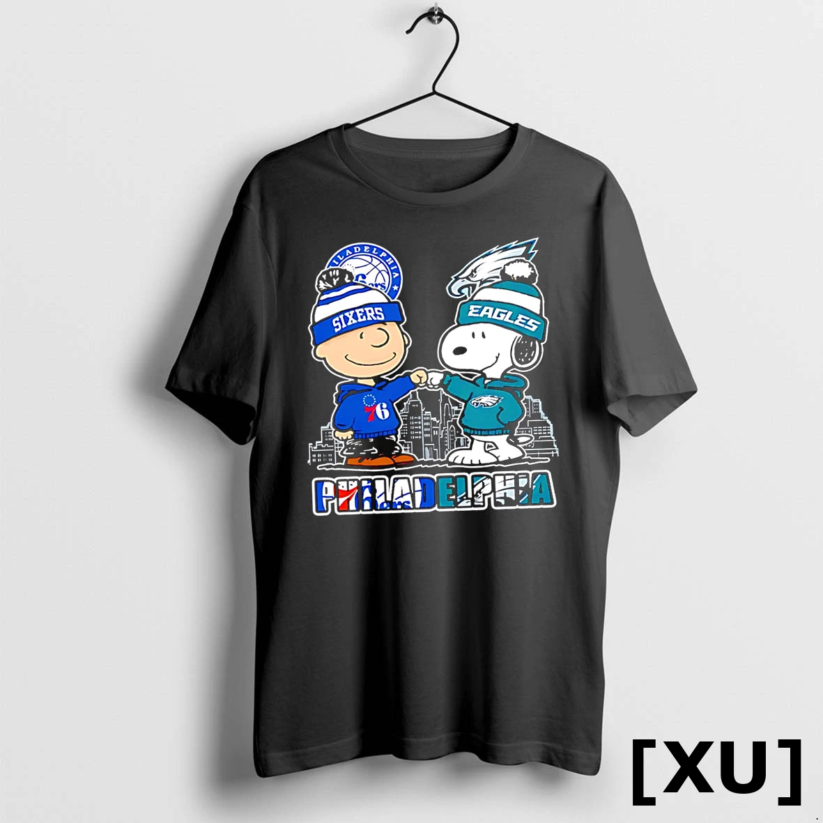 Philadelphia 76ers X Eagles Snoopy Tshirts Sweater Hoodie