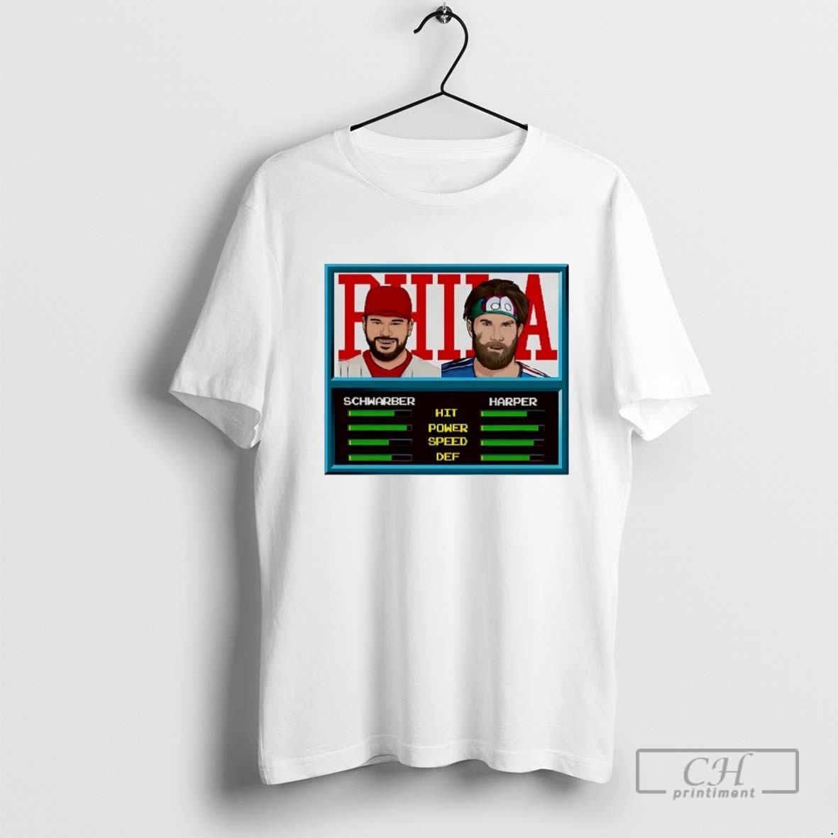 Philadelphia Bryce Harper And Kyle Schwarber Video Game Style T Shirt