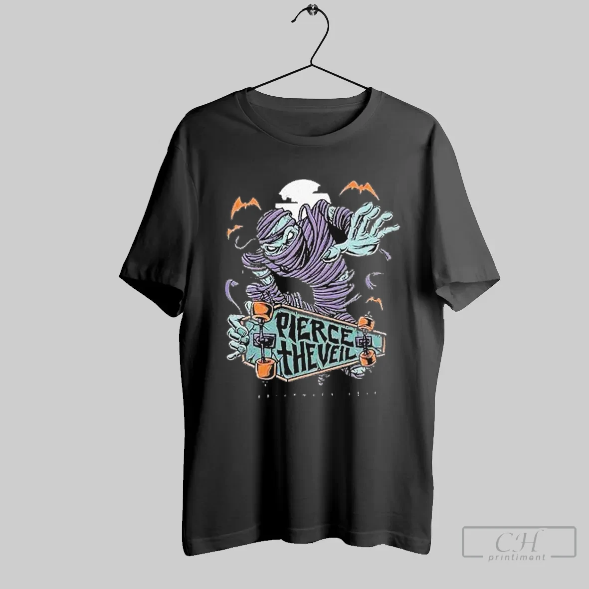 Pierce The Veil Mummy Skateboard Halloween T Shirt Shirt