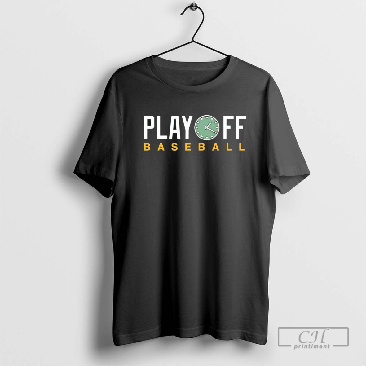 Playoff Baseball Clock T Shirt