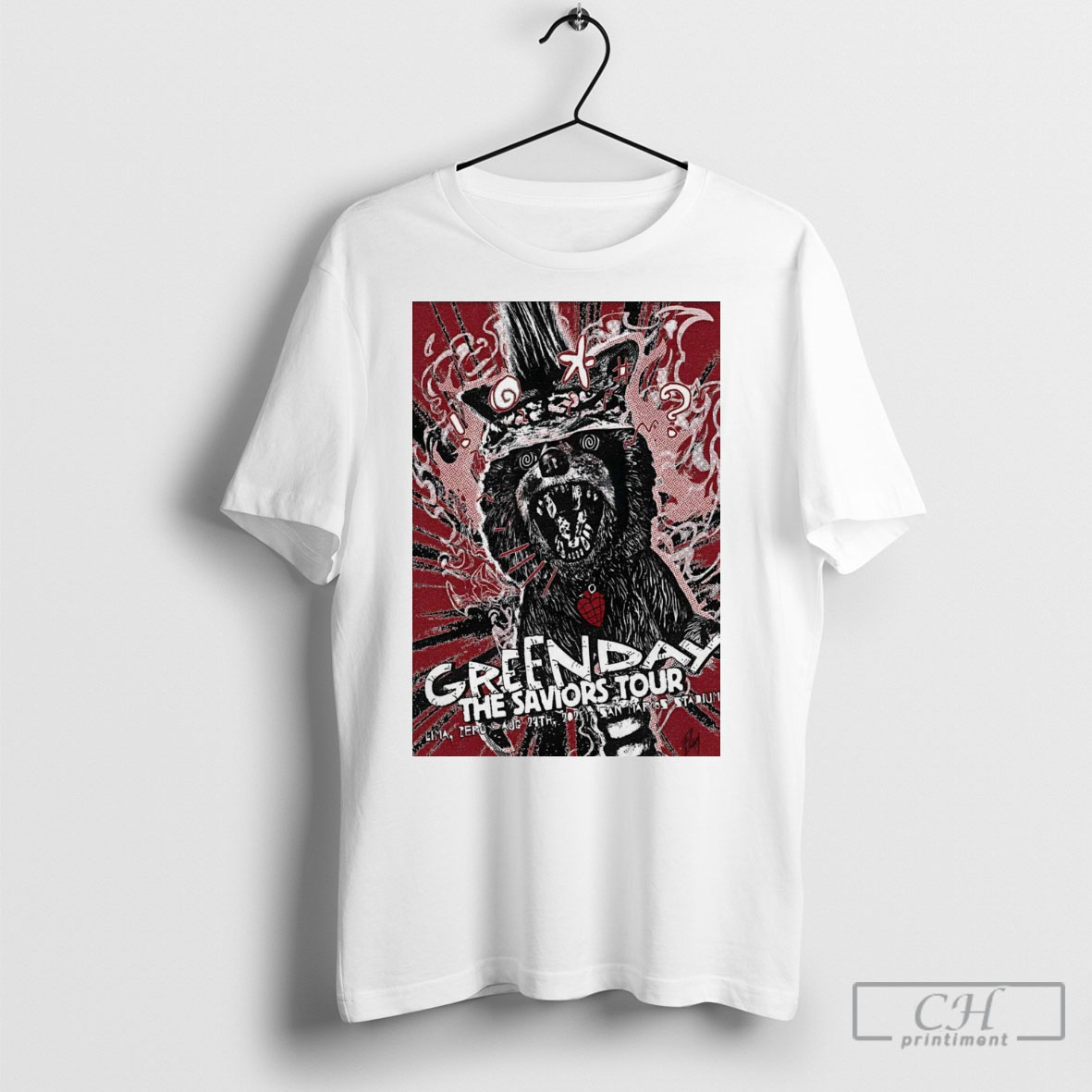 Poster Green Day Estadio San Marcos Stadium In Lima Peru August 27 2025 Shirt