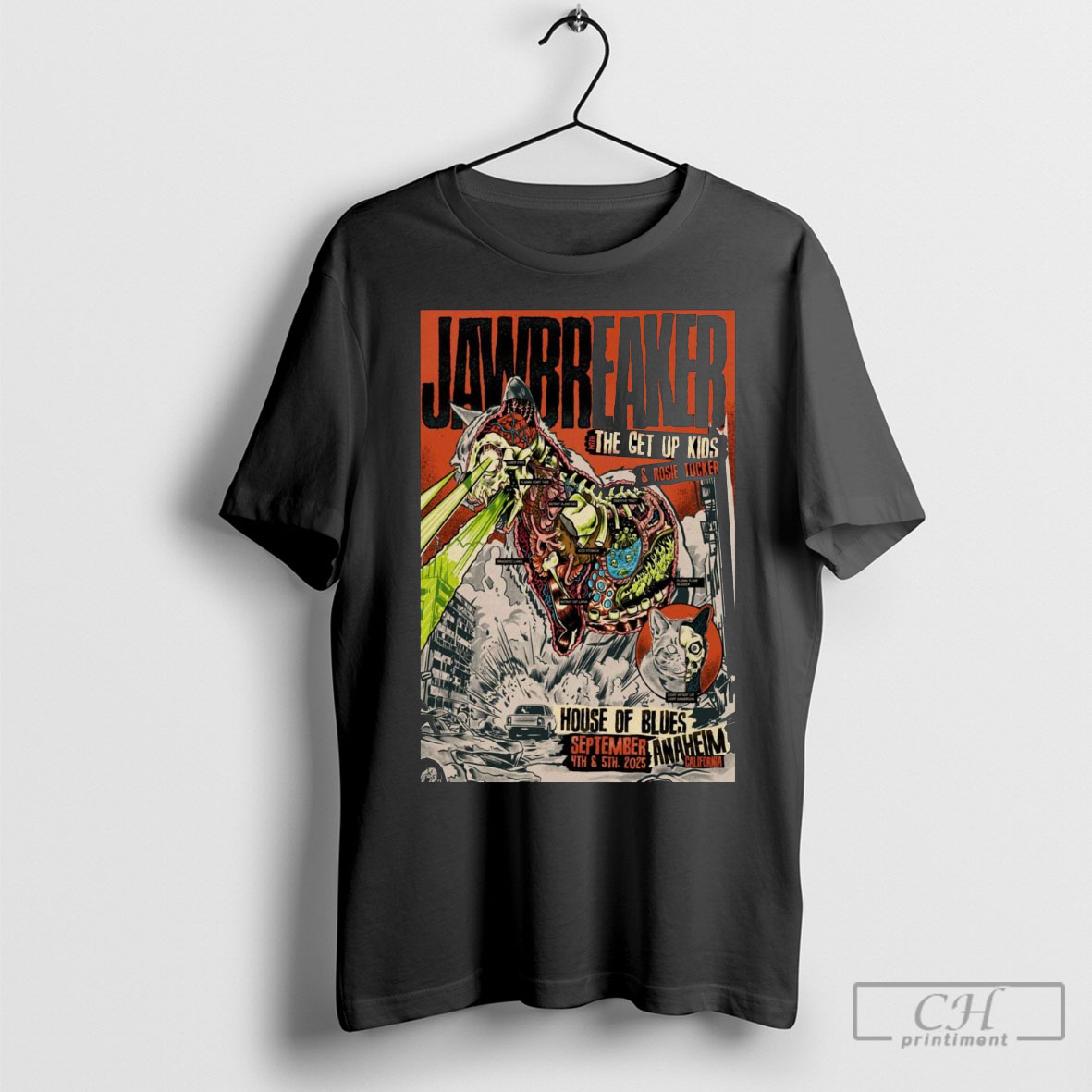Poster Jawbreaker Fall Tour September 4 5 2025 House Of Blues Anaheim Ca Shirt