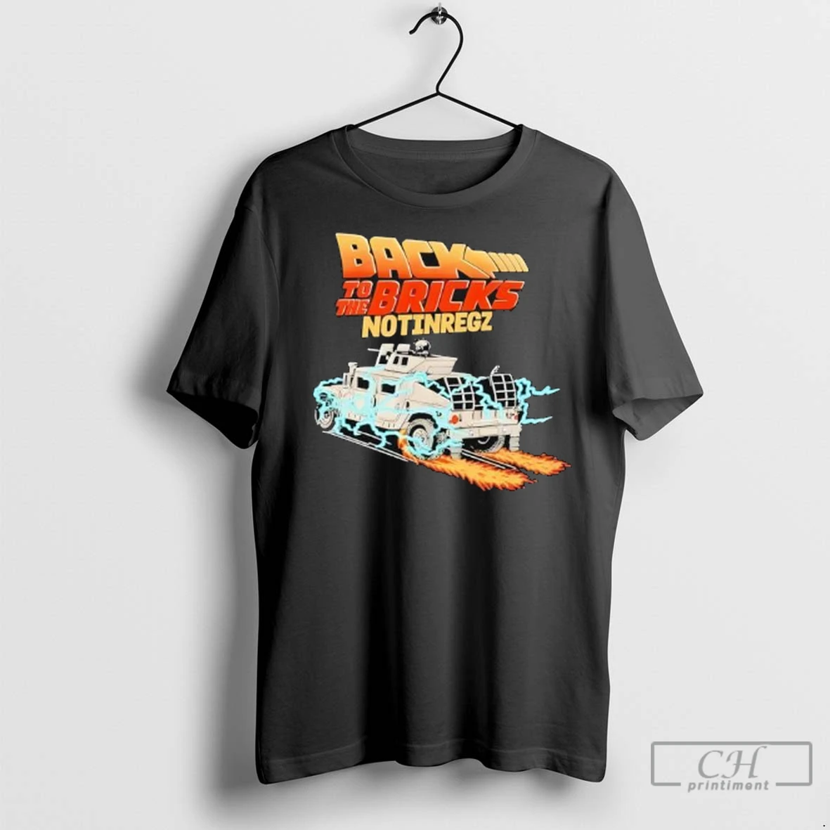 Premium Back To The Bricks Notinregz Ladies T Shirt