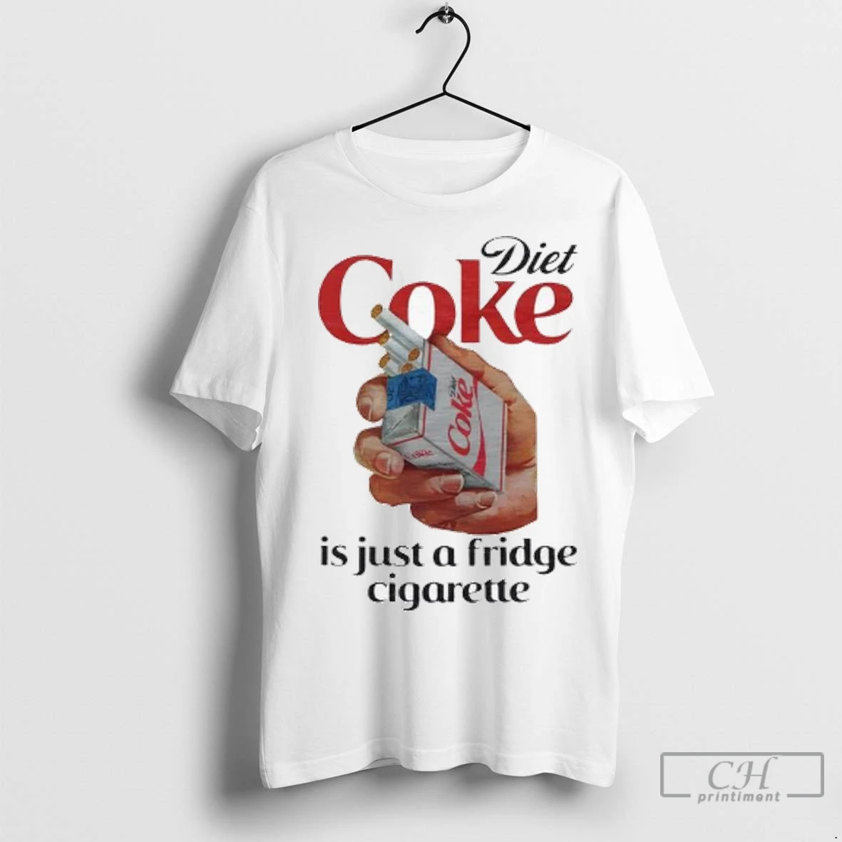 Premium Diet Soda Is Just A Fridge Cigarette Retro Ladies T Shirt