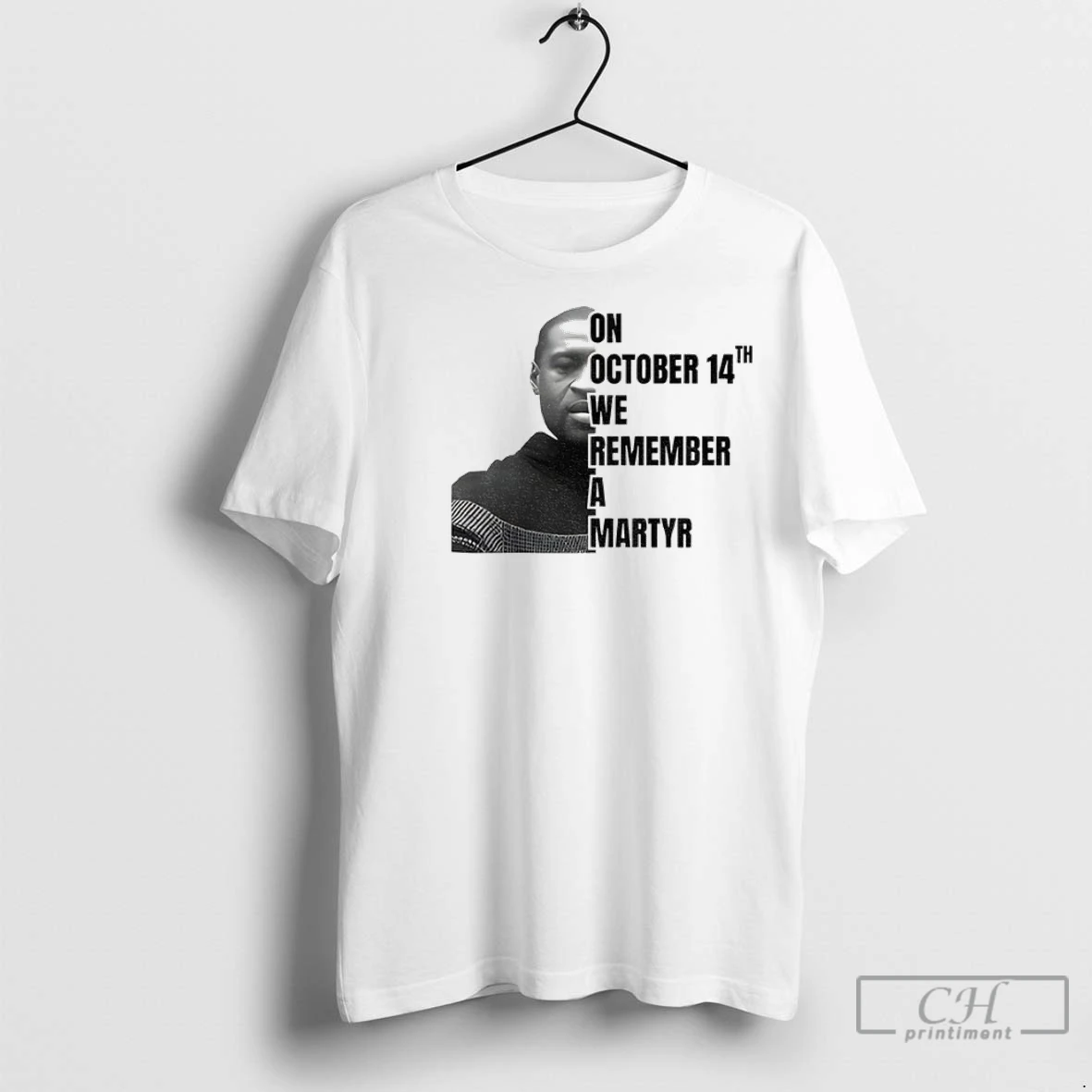Premium George Floyd On October 14th We Remember A Martyr Vintage T Shirt
