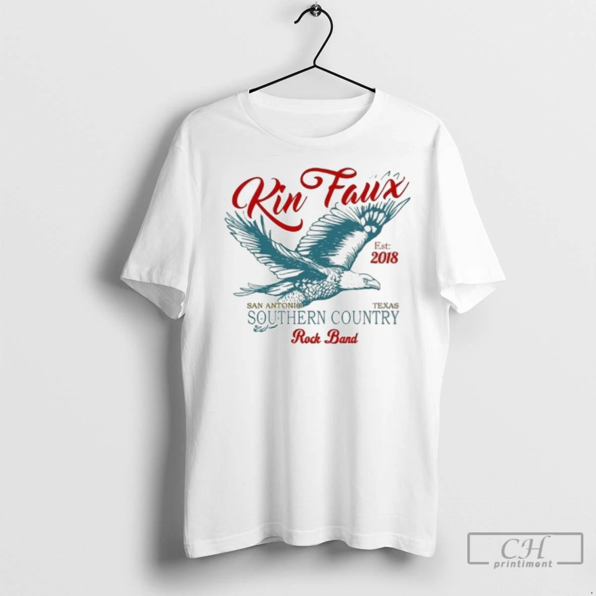 Premium Kin Faux Eagle Country Rock T Shirt