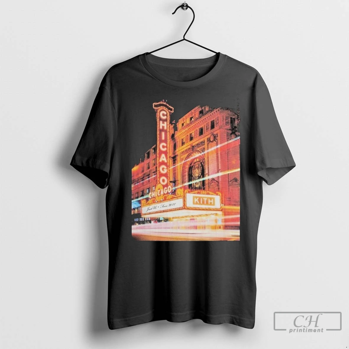Premium Kith Chicago Lights T Shirt