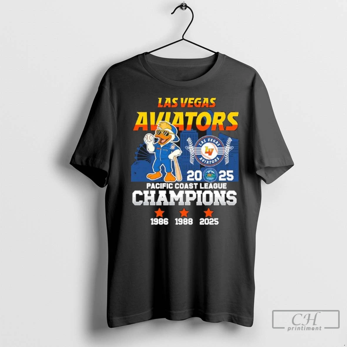 Premium Las Vegas Aviators Mascot 2025 Pacific Coast League Champions T Shirt
