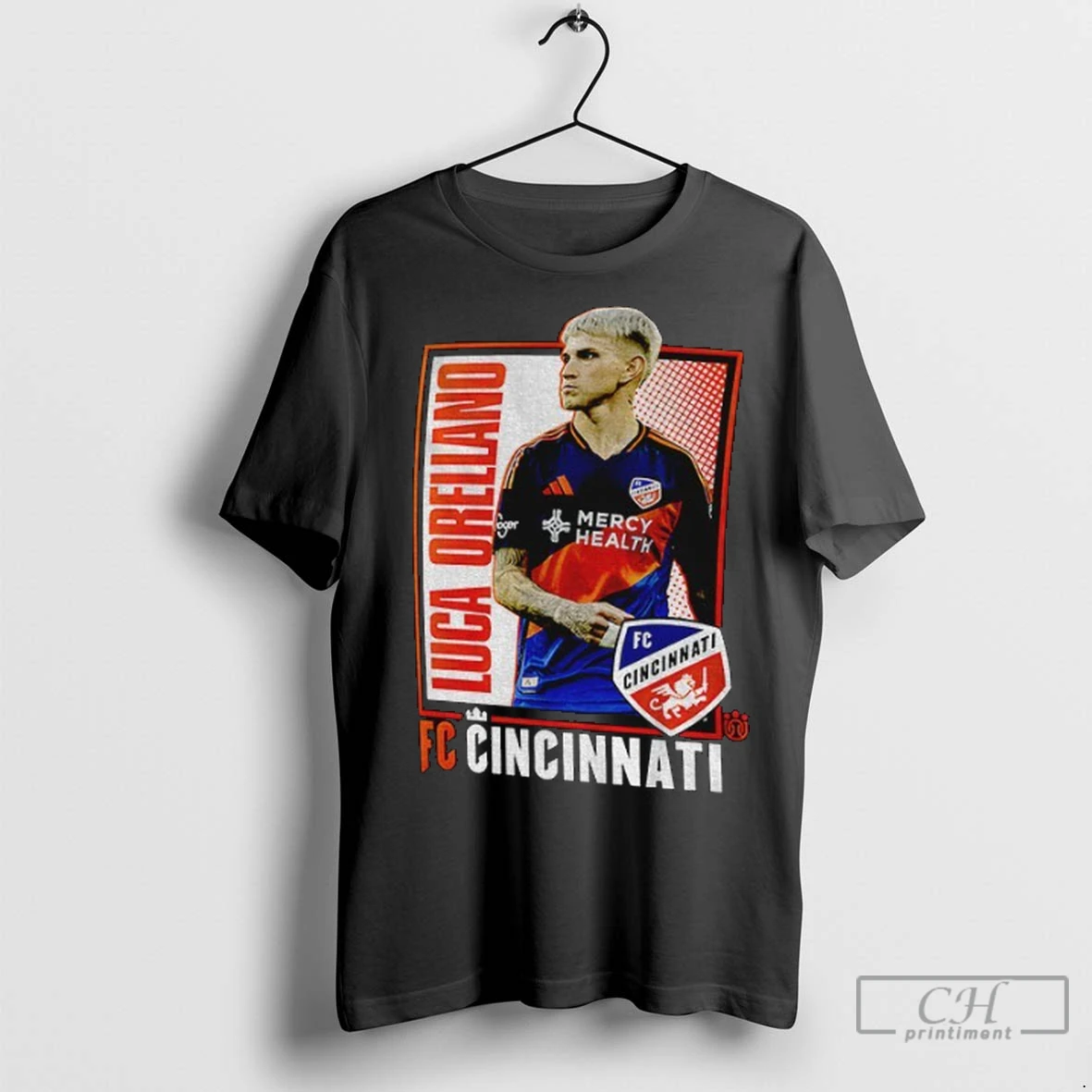 Premium Luca Orellano Fc Cincinnati Major League Soccer Logo T Shirt