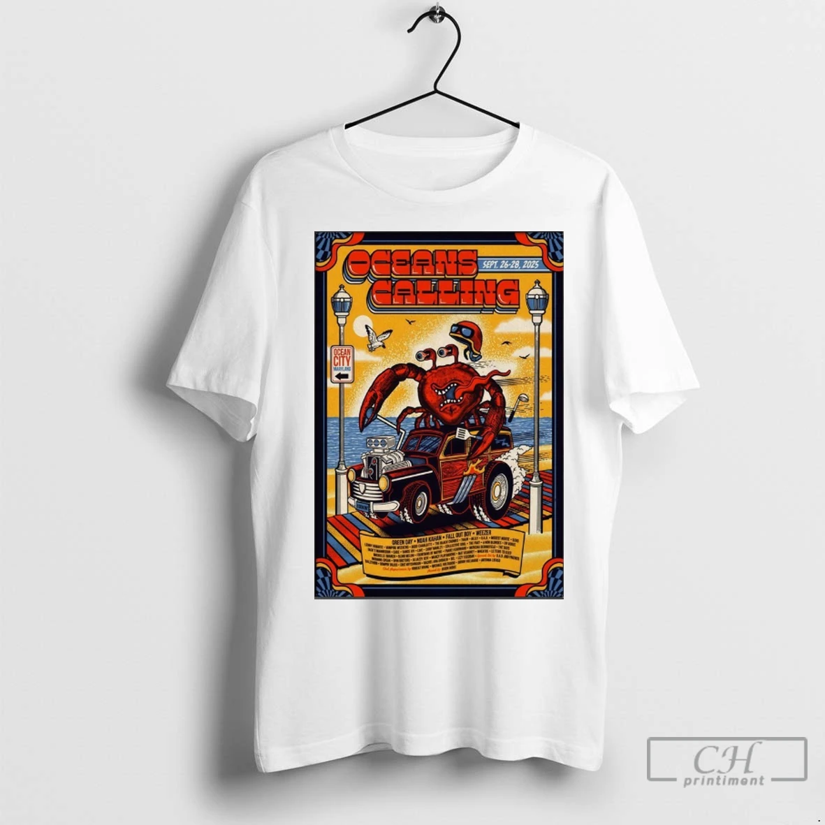 Premium Oceans Calling September 26 28 2025 Ocean City Maryland T Shirt