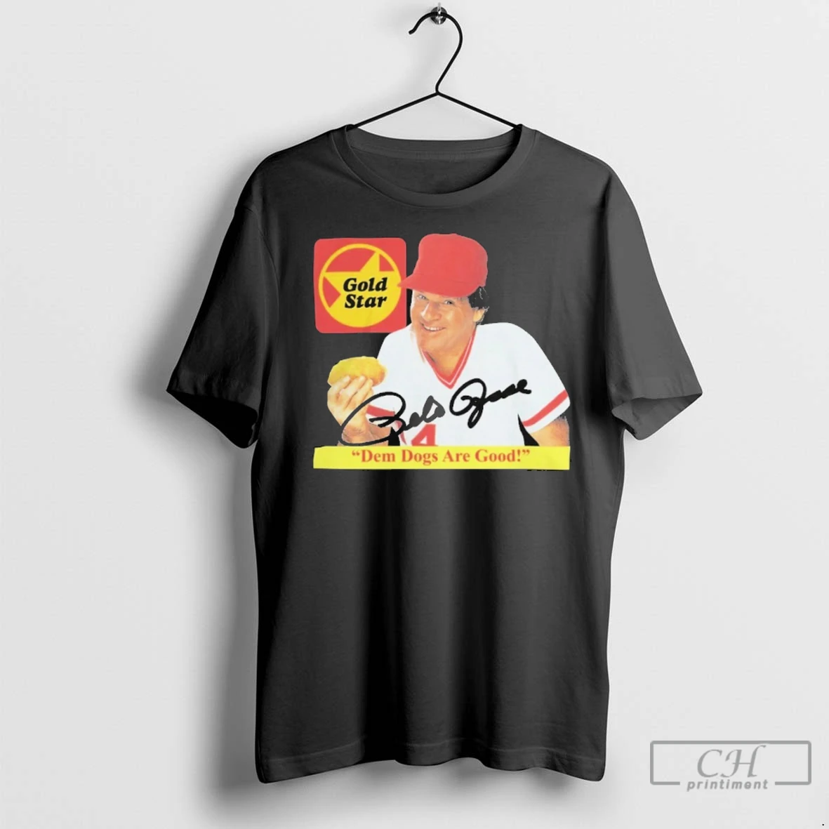 Premium Pete Rose Cincinnati Reds Dem Dogs Are Good Retro T Shirt