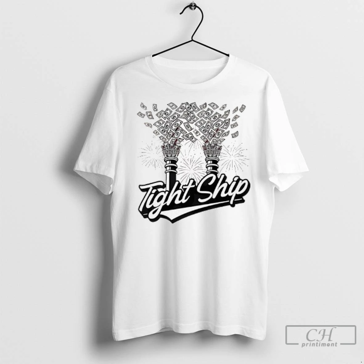 Premium Tight Ship Cincinnati Baseball Ladies T Shirt