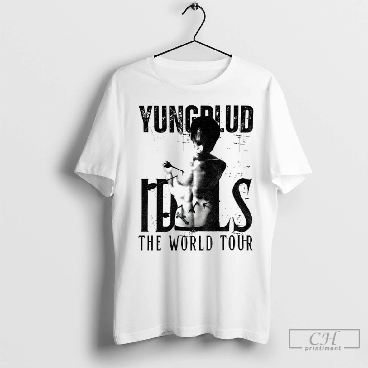 Premium Yungblud Idols The World Tour Retro Concert Band T Shirt