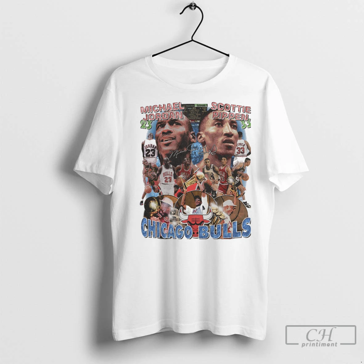 Premium Jordan Pippen 91 93 Classic Tee 6 Shirt