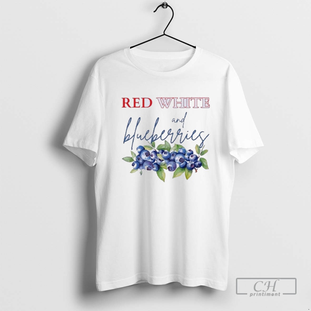 Red White And Blueberries Charlie Kirk T Shirt