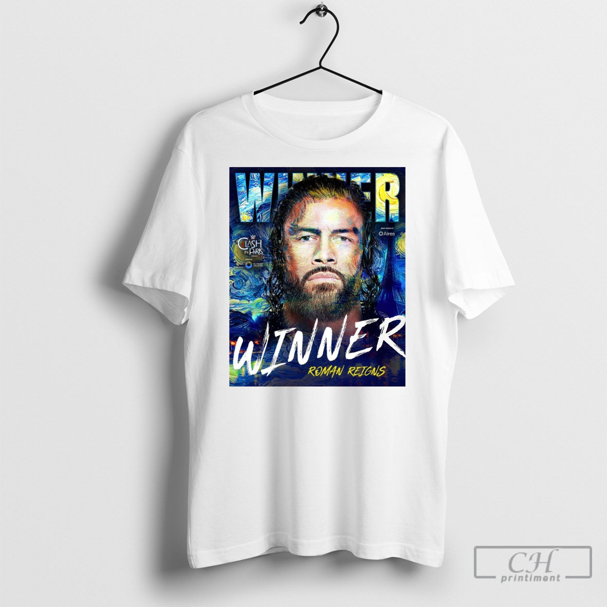 Roman Reigns Winner 2025 Wwe Clash In Paris Riyadh Season Poster Shirt