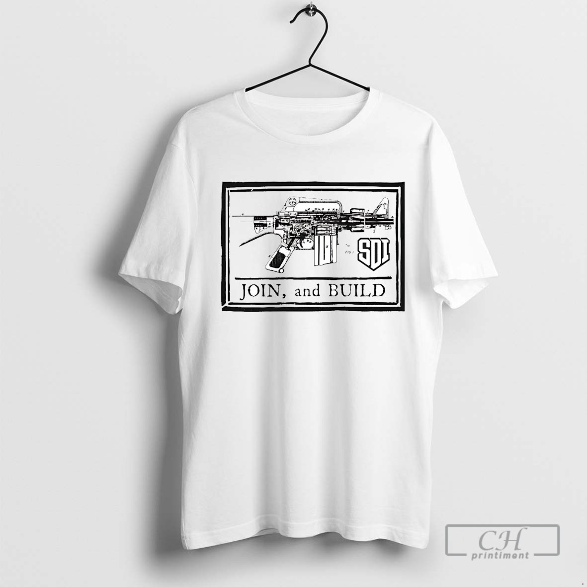 Sdi Join And Build Join Or Die Flag Parody T Shirt