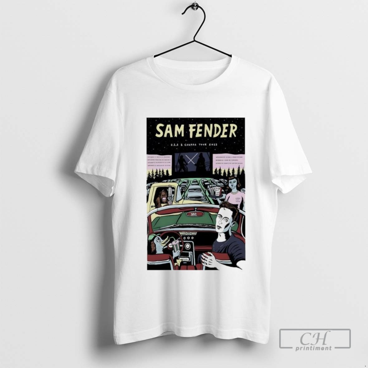 Sam Fender Franklin Tn Usa 09 27 2025 T Shirt