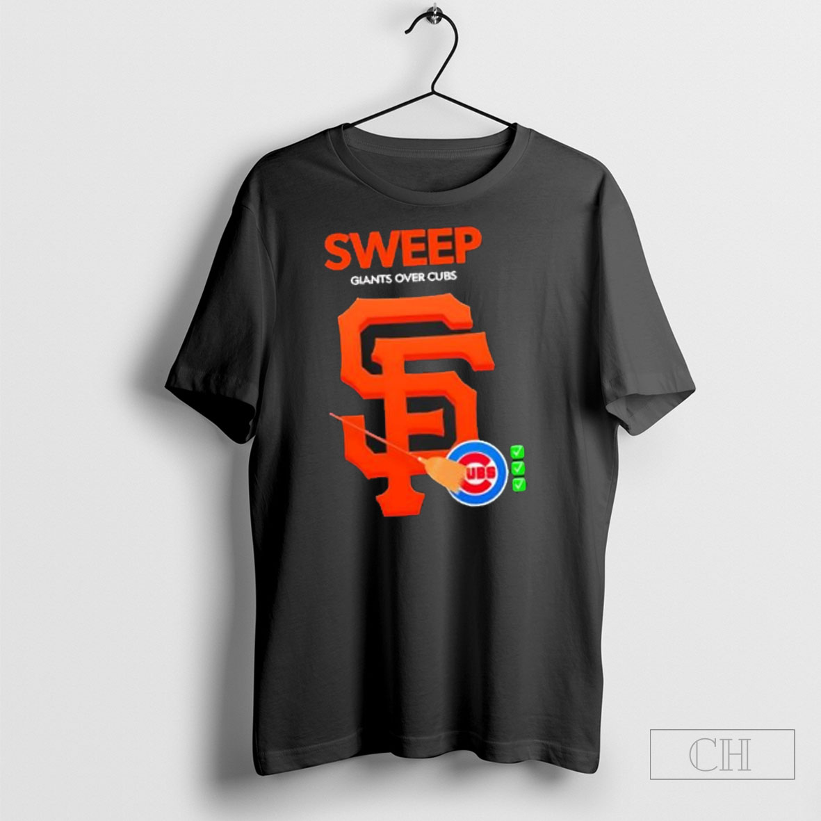 San Francisco Giants Sweep Over Cubs Logo Tee Shirt Hoodie