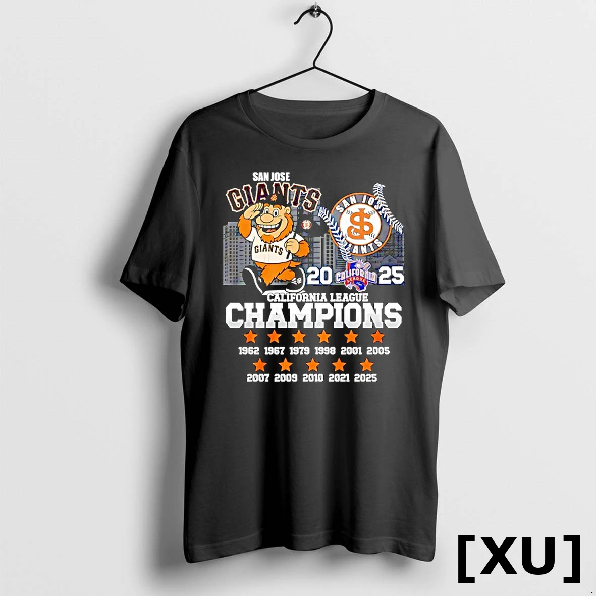 San Jose Giants Mascot California League Champions 2025 Tshirts Sweater Hoodie