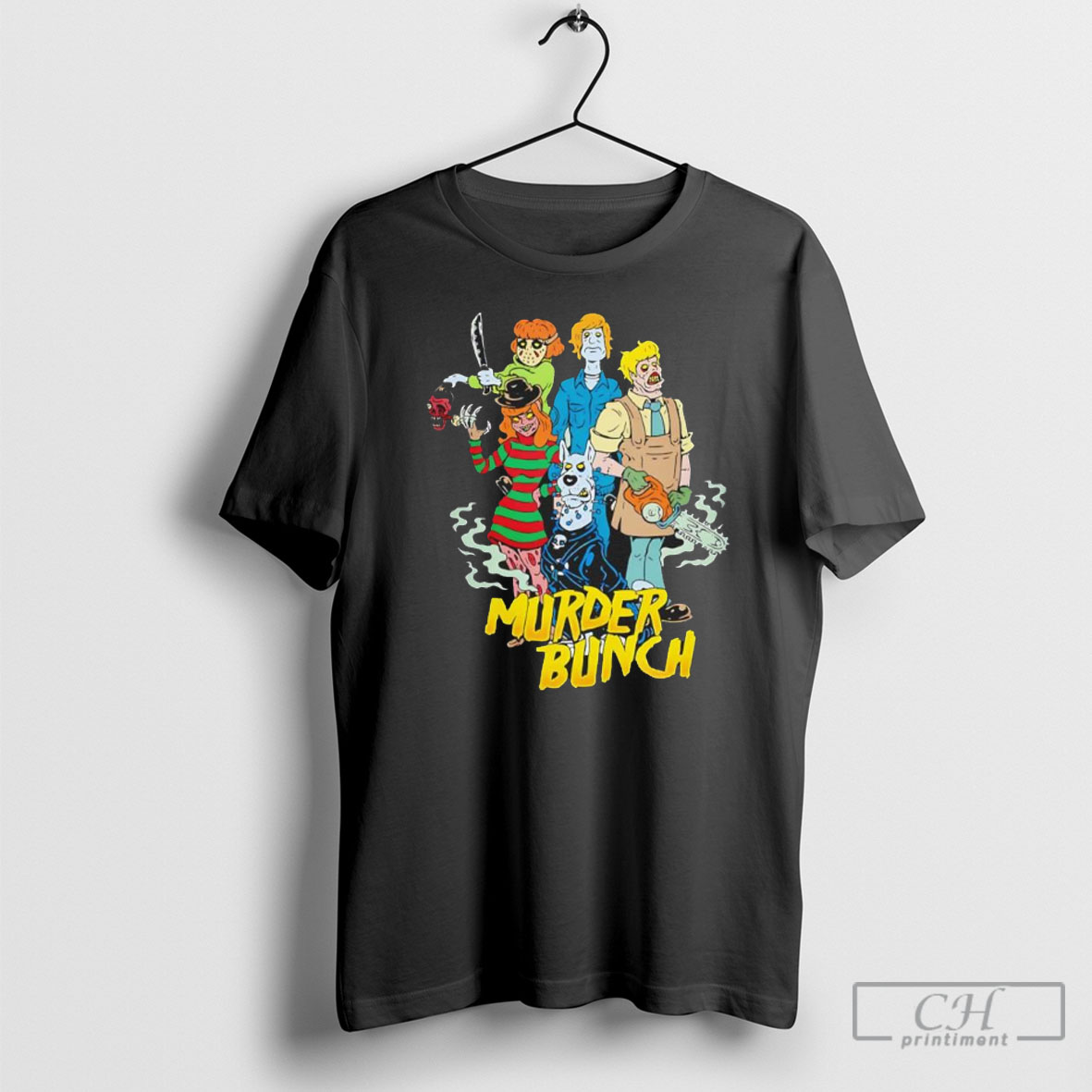 Scooby Doo X Halloween Character Murder Bunch Vintage Shirt