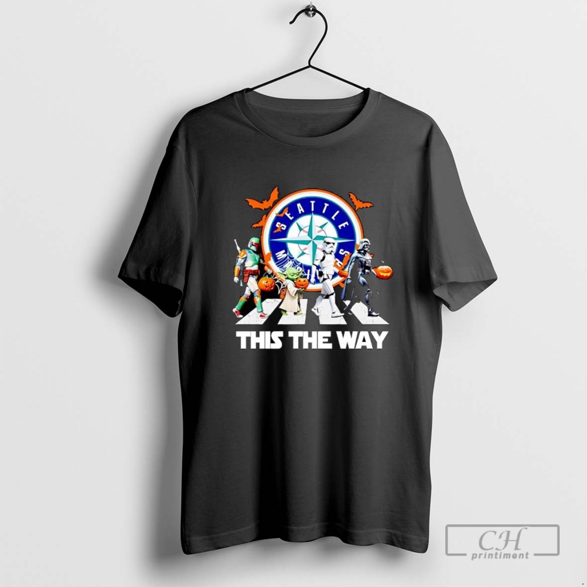 Seattle Mariners Star Wars This The Way Halloween T Shirt Sweater